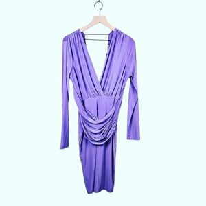 Fashion Nova Love On My Mind Mini Dress – Purple XL